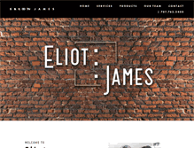 Tablet Screenshot of eliotjamessalon.com